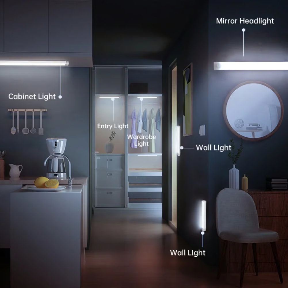 š„LAST DAY SALE 49% OFF - š” Punch-free Smart Sensor Magnetic Rechargeable LED Lights