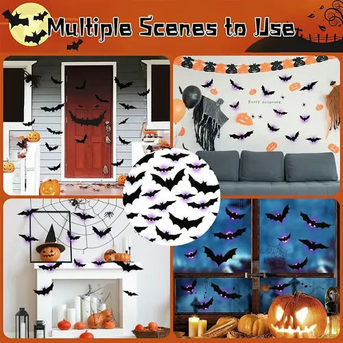 💥💥🦇Halloween 3D Lighted Bats