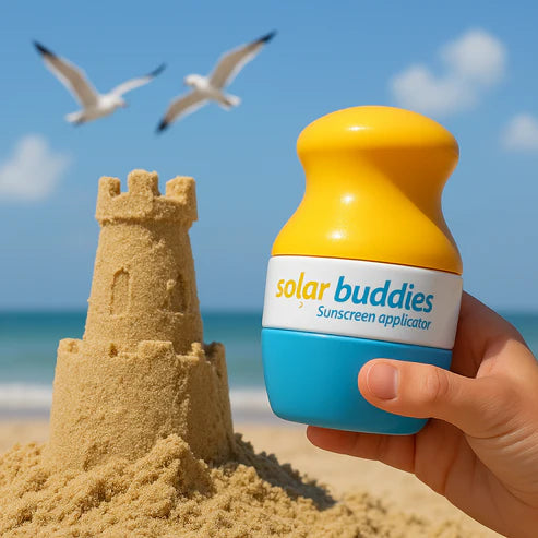 Sunscreen Applicator - Refillable Roll on Sponge Sunscreen & Lotion Applicator