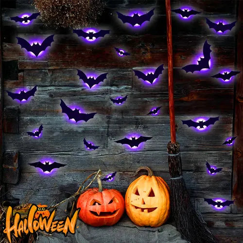 💥💥🦇Halloween 3D Lighted Bats