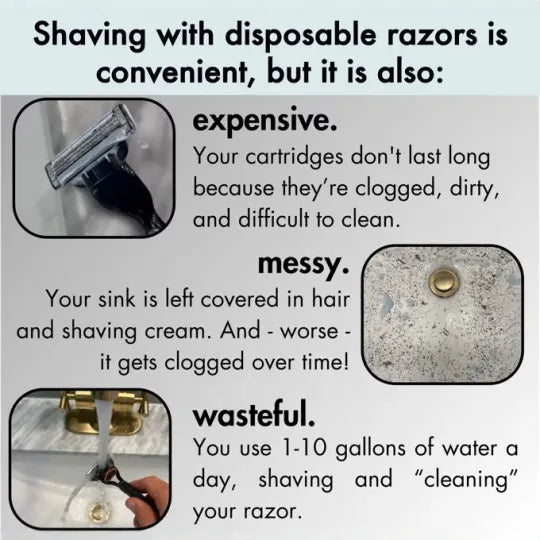 Water-Saving Shave Rinse Bowl