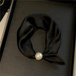🧣 Effortless Glamour: Pop-On Pearl Necklace Scarf ✨