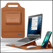 Homegood™ 3-in-1 Wireless Charging Premium Laptop Sleeve – 15W Multi-Device Charging Pad, Built-in Ergonomic Stand & Mouse Pad (Fits up to 16