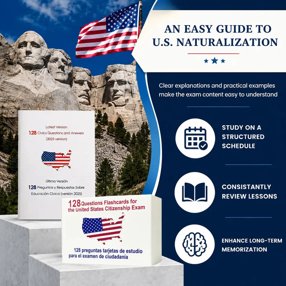 2026 US Citizenship Bilingual Instruction Cards