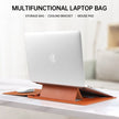 Homegood™ 3-in-1 Wireless Charging Premium Laptop Sleeve – 15W Multi-Device Charging Pad, Built-in Ergonomic Stand & Mouse Pad (Fits up to 16