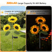 🌻Sunflower Solar Powered Lights for Garden（2PCS)