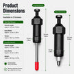🔧 Heavy‑Duty Grease Fitting Cleaner Tool With M6 & M8 Adapters