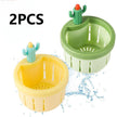 2pcs Cactus Kitchen Automatic Dumping Sink Filter