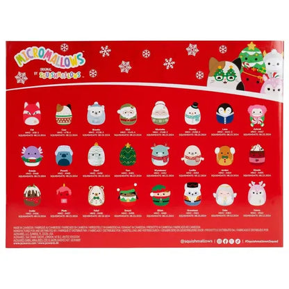 Early Christmas pre-sale🎅Squishmallows Original 24-Day Micromallows Holiday Advent Calendar