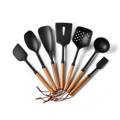 🔥🔥Multi-function Spoon✨ 2-in-1 BPA-Free Kitchen Spoon (Acacia Wood Handle)🌿