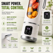 Portable USB Blender with LED Display - Perfect for Smoothies & Juices