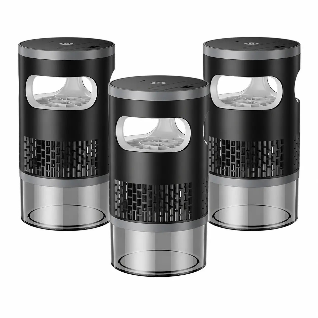 Indoor Insect Trap with Light and Suction Non Zapper Flying Bug Catcher for Mosquitoes Fruit Flies Gnats and Moths