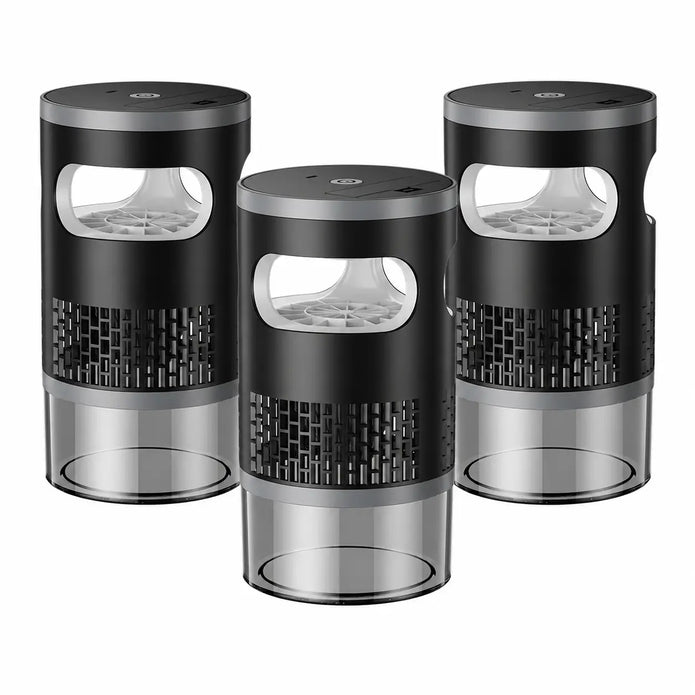 Indoor Insect Trap with Light and Suction Non Zapper Flying Bug Catcher for Mosquitoes Fruit Flies Gnats and Moths