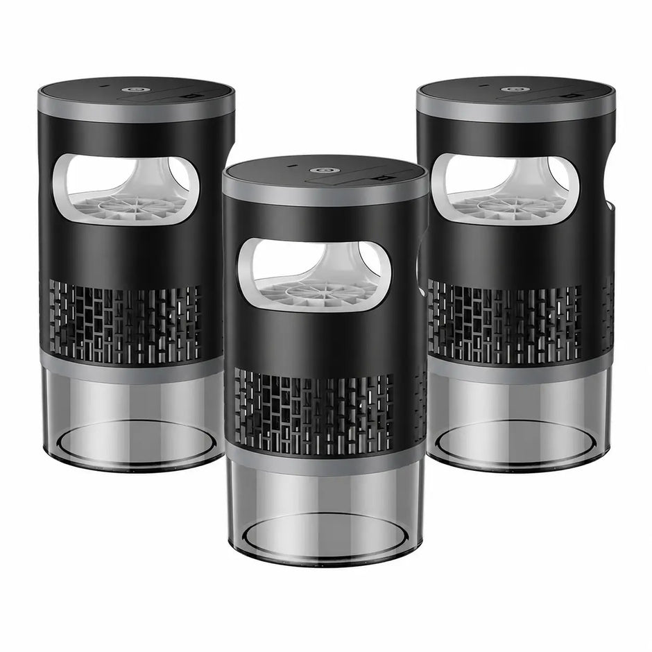 Indoor Insect Trap with Light and Suction Non Zapper Flying Bug Catcher for Mosquitoes Fruit Flies Gnats and Moths