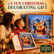 🔥Limited time 70% OFF -✨🎄Crystal Christmas Break-In Window Decal — 3D Shattered-Glass Holiday Window Decoration