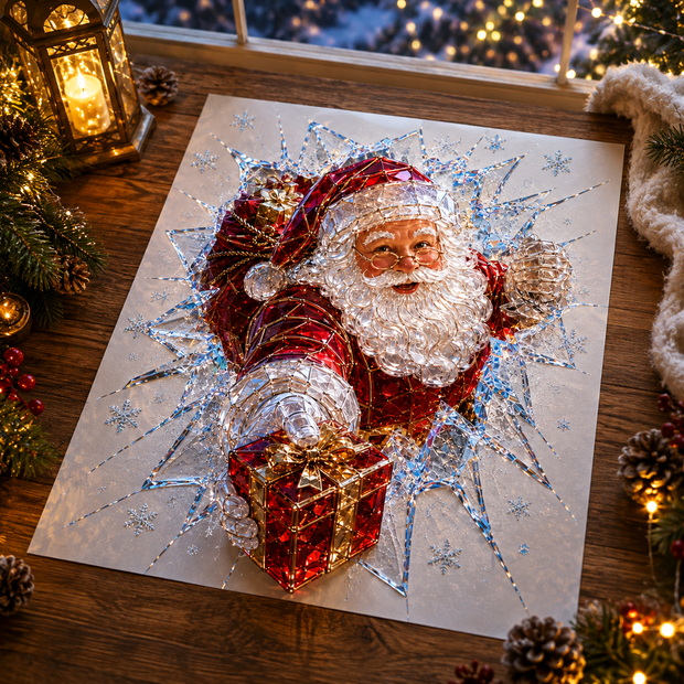 70% OFF – Crystal Christmas Break-In Window Decal