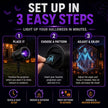 🎃 50% OFF TODAY! 32FT HD Halloween Projector Light – 10 Spooky Patterns to WOW Your Party 👻✨