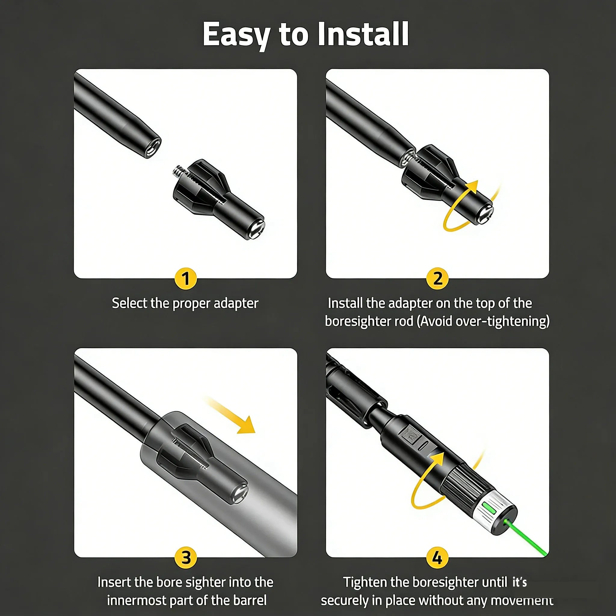 Precision 2.0 : Viseur Laser Multi-Calibre Professionnel