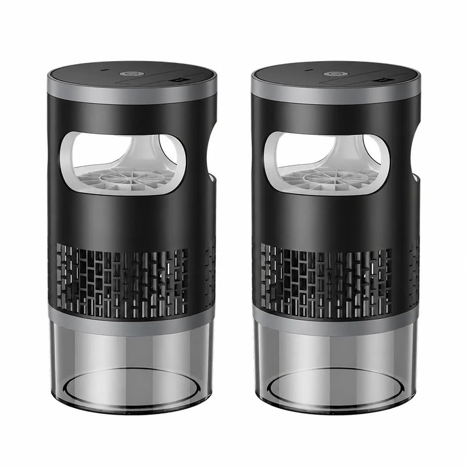 Indoor Insect Trap with Light and Suction Non Zapper Flying Bug Catcher for Mosquitoes Fruit Flies Gnats and Moths