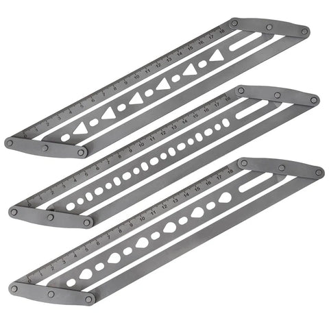 🎖️ Perforatrice per cinture in pelle regolabile | Strumento righello in acciaio inossidabile per cinture e cinturini
