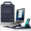 Homegood™ 3-in-1 Wireless Charging Premium Laptop Sleeve – 15W Multi-Device Charging Pad, Built-in Ergonomic Stand & Mouse Pad (Fits up to 16