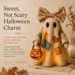 🔥 40% OFF TODAY - 👻🎃 Vintage Patchwork Ghost Decor(✨ LED Pumpkin Lantern}