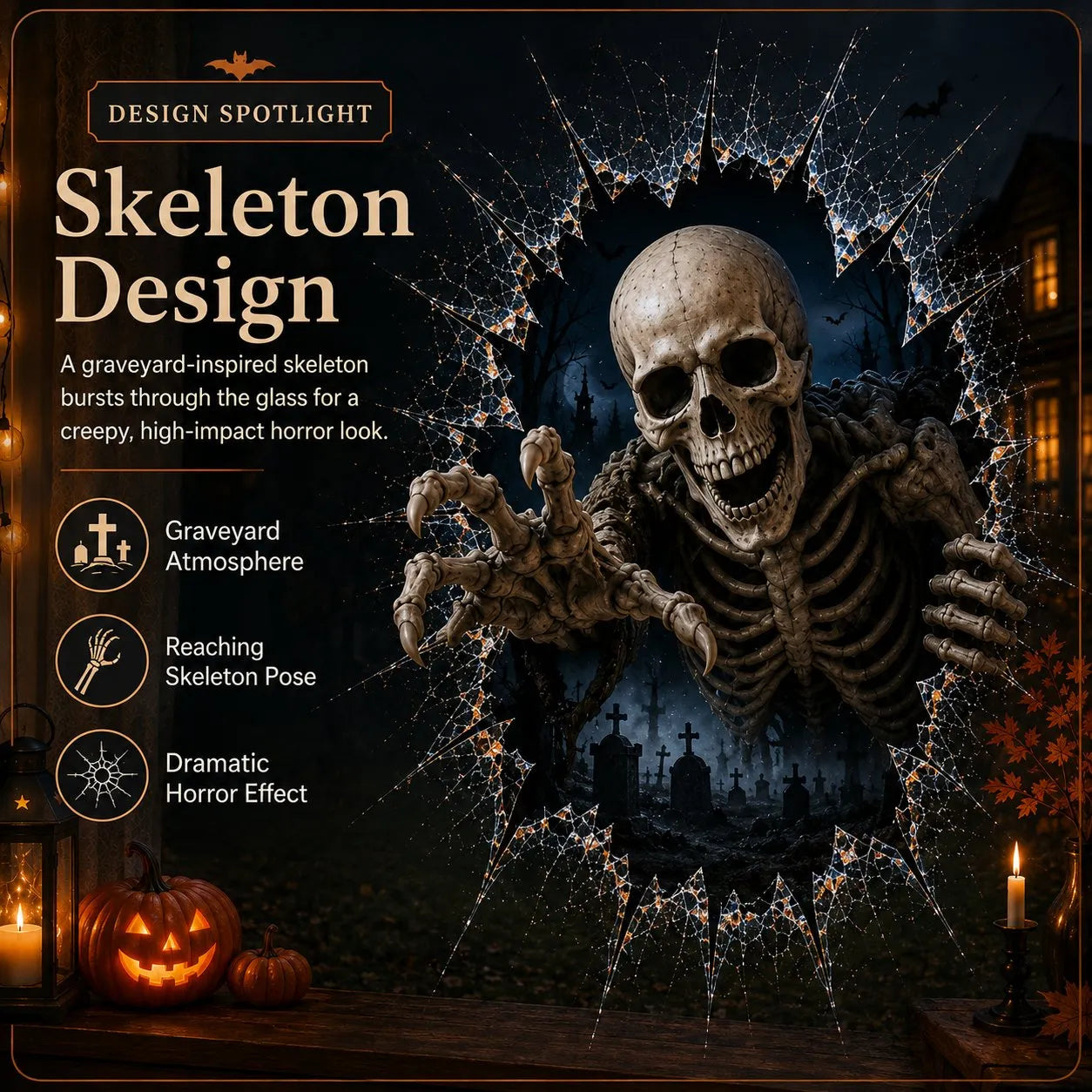 Turn Any Window Into a Haunted Halloween Scene