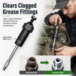 🔧 Heavy‑Duty Grease Fitting Cleaner Tool With M6 & M8 Adapters