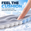 ☁️ 2pairs  4D Cloud Comfort Insoles – Soft Cushioning & All-Day Support