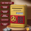 🔥Limited-Time 50% OFF | ✨Kids' Electronic ATM Piggy Bank with Password & Automatic Bill Feeder