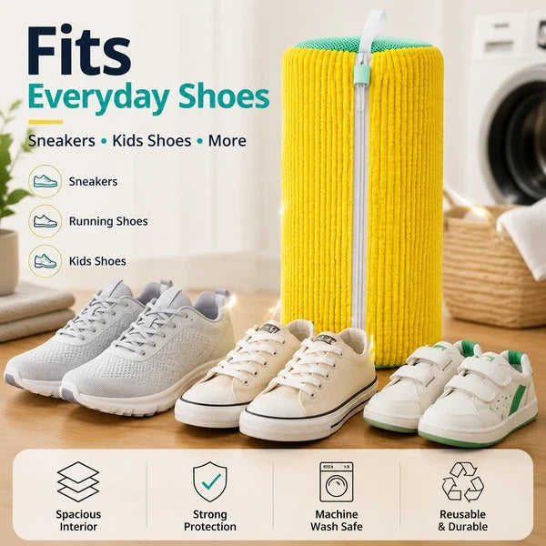 Protect Your Favorite Sneakers with a No-Scrub Shoe Washing Bag Designed for Everyday Cleaning