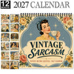 🔥Black Friday Deal｜2027 Fun Retro-Style Satirical Wall Calendar