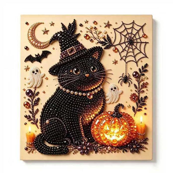 Spooky Cute Ghost Pearl Diamond Painting Kit – 8