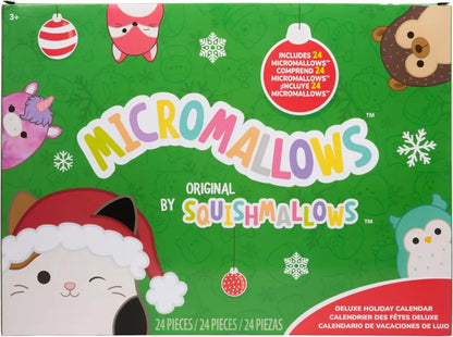 Early Christmas pre-sale🎅Squishmallows Original 24-Day Micromallows Holiday Advent Calendar
