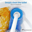 Toilet Scrubber Kit with Self-Cleaning Disposable Pads – No Pre-Rinse, No Mess, No Odor , Simplifies Bathroom Hygiene