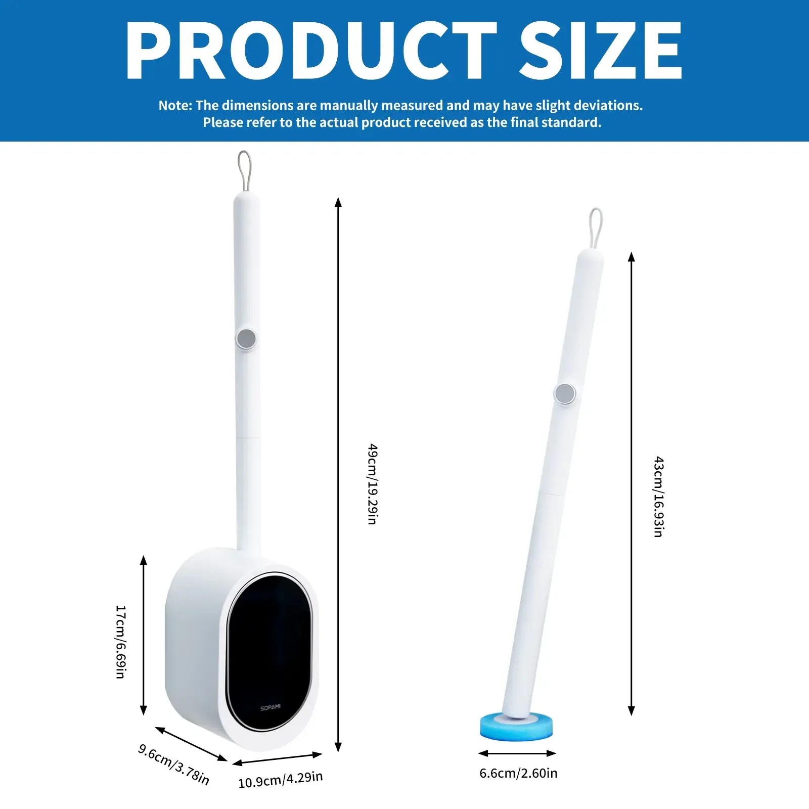 Toilet Scrubber Kit with Self-Cleaning Disposable Pads – No Pre-Rinse, No Mess, No Odor , Simplifies Bathroom Hygiene