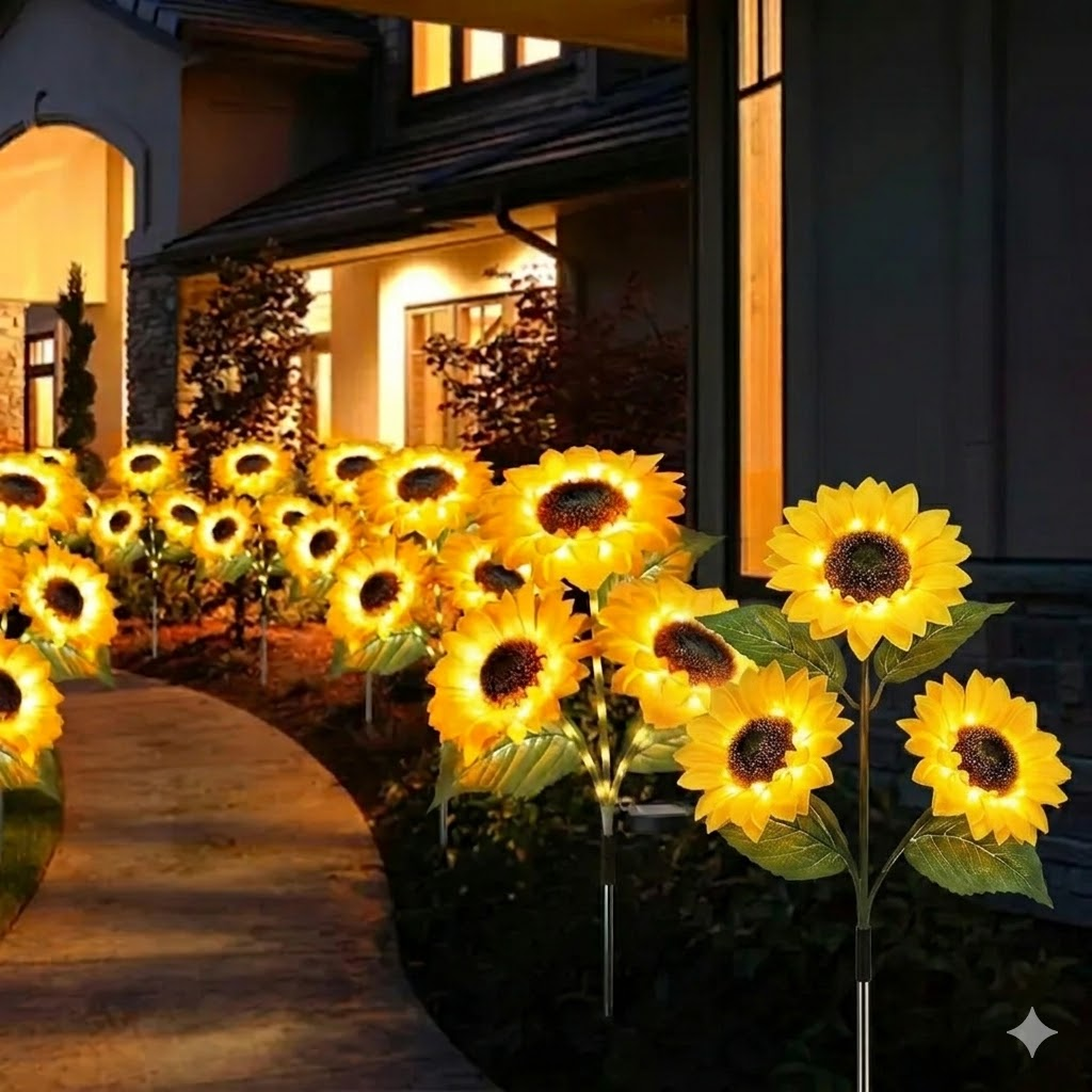 🌻Mother's Day Sale 49% OFF- 🌞Solar LED Sunflower Garden Lights-29.6inch/74cm
