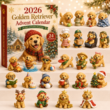 2026 Golden Retriever Advent Calendar 🐕🎄 – 24 Days of Adorable Dog Surprises