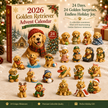 2026 Golden Retriever Advent Calendar 🐕🎄 – 24 Days of Adorable Dog Surprises