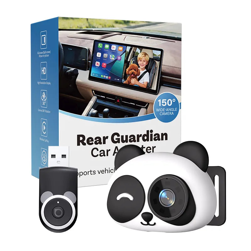 Enjoy Wireless CarPlay & Keep an Eye on the Back Seat—All on One Screen