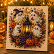 Spooky Cute Ghost Pearl Diamond Painting Kit – 8
