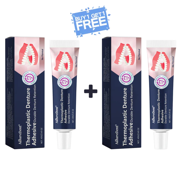 AdhereDent® Thermoplastic Denture Adhesive ⏳ Durable Denture Retention