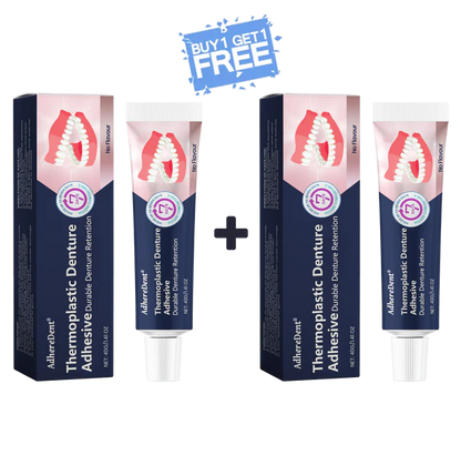 AdhereDent® Thermoplastic Denture Adhesive ⏳ Durable Denture Retention