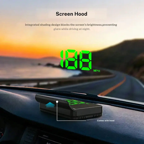 🚗 Smart HUD Speedometer – Upgrade Your Car With A Clear Windshield Speed Display