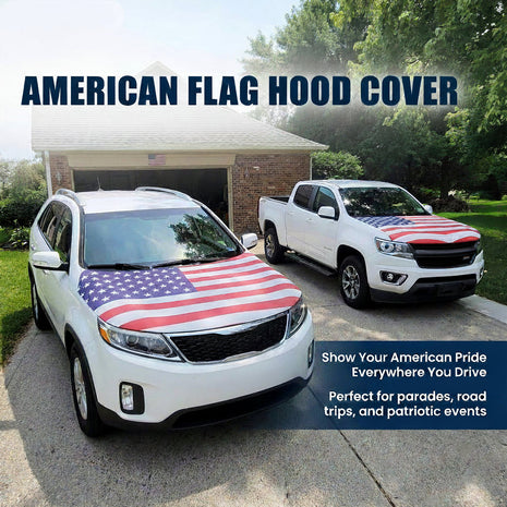 🎉4th Of July Flash Sale 65K+🔥American Car Hood Flag🦅