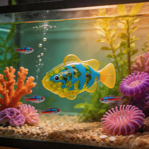 🐠 4-Piece Electronic LED Pet Fish Bath Toy Set