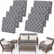 🛋️ Waterproof Outdoor Patio Sofa Cushion Covers 🔥