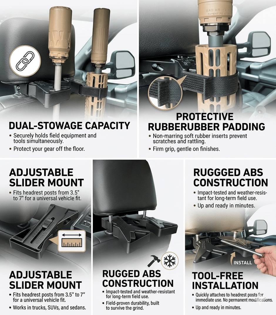 The Ultimate Universal Seat Back supporting structure Rack – Buy 2, Free Shipping