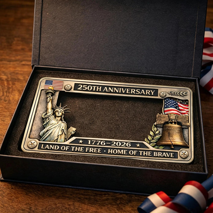 🦅250th Anniversary Commemorative License Plate Frame
