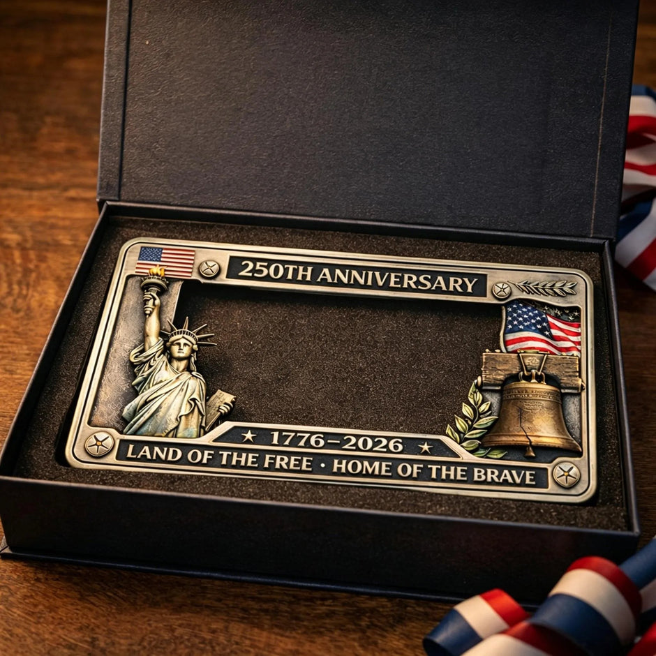 🦅250th Anniversary Commemorative License Plate Frame